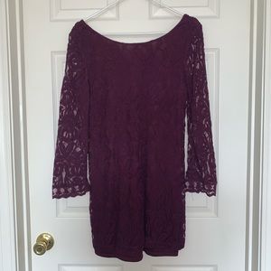 Xhilaration Long Sleeve Lace Dress